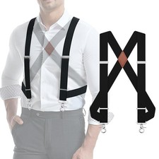 Side Suspenders for Men Heavy Duty Mens Suspenders for Jeans Hidden Under Clo...