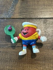 Vintage KOOL AID MAN Tennis Player Figure 2” Kraft Foods Mascot