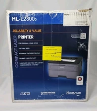 Brother HL-L2300D Compact Monochrome Laser Printer Duplex USB 2.0 27ppm Open Box