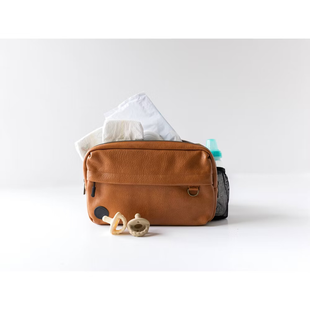 Tushbaby Pack Diaper Bag - Cognac