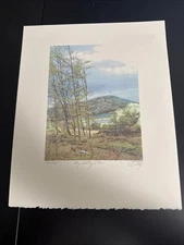 Judythe Judith Oak Andraka Screenprint My Valley View 158/175 Art SIGNED
