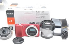 Sony NEX-3 E 16mm 18-55mm Mirrorless Camera Double Lens Set Tested