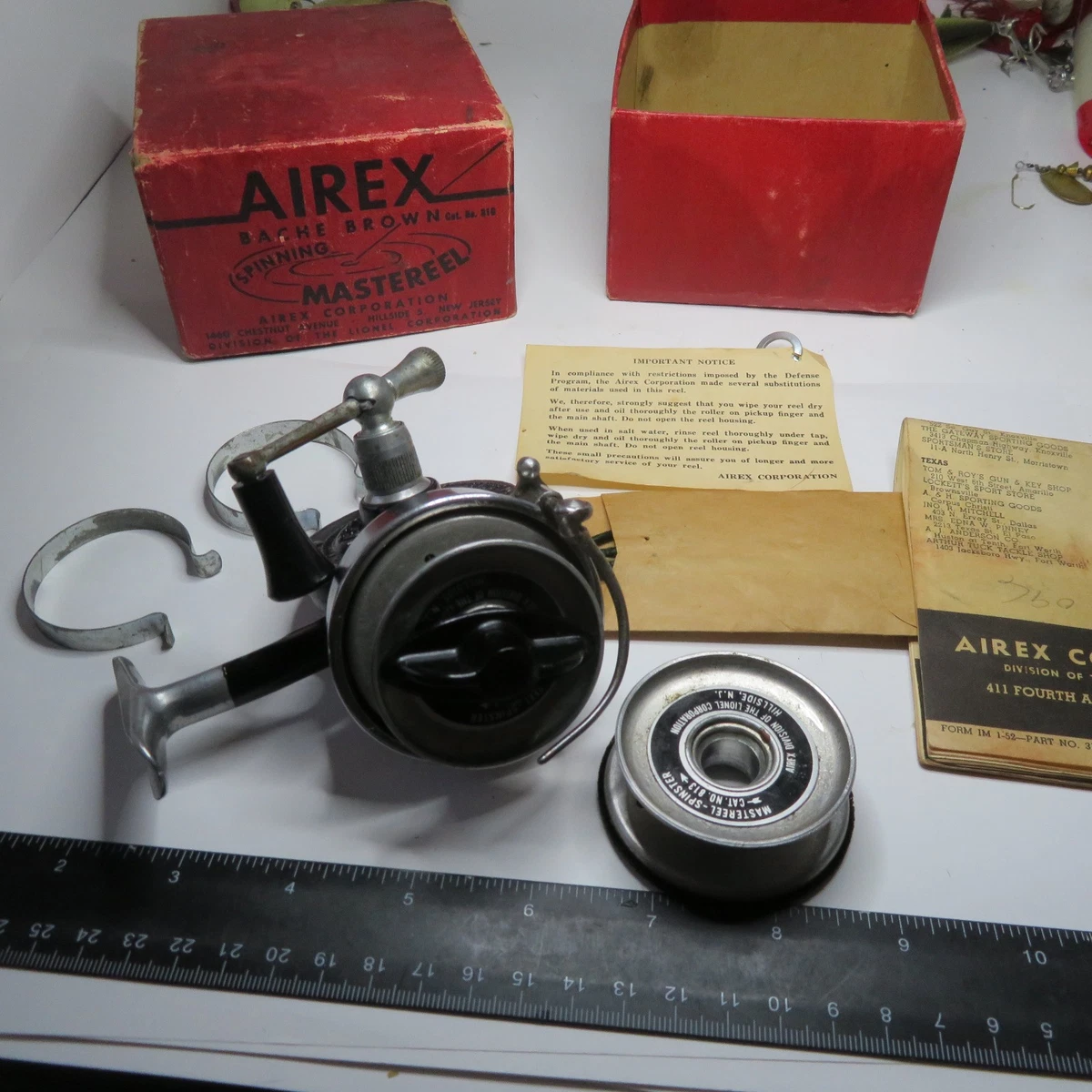 Airex Vintage Spinning Fishing Reels for sale - eBay