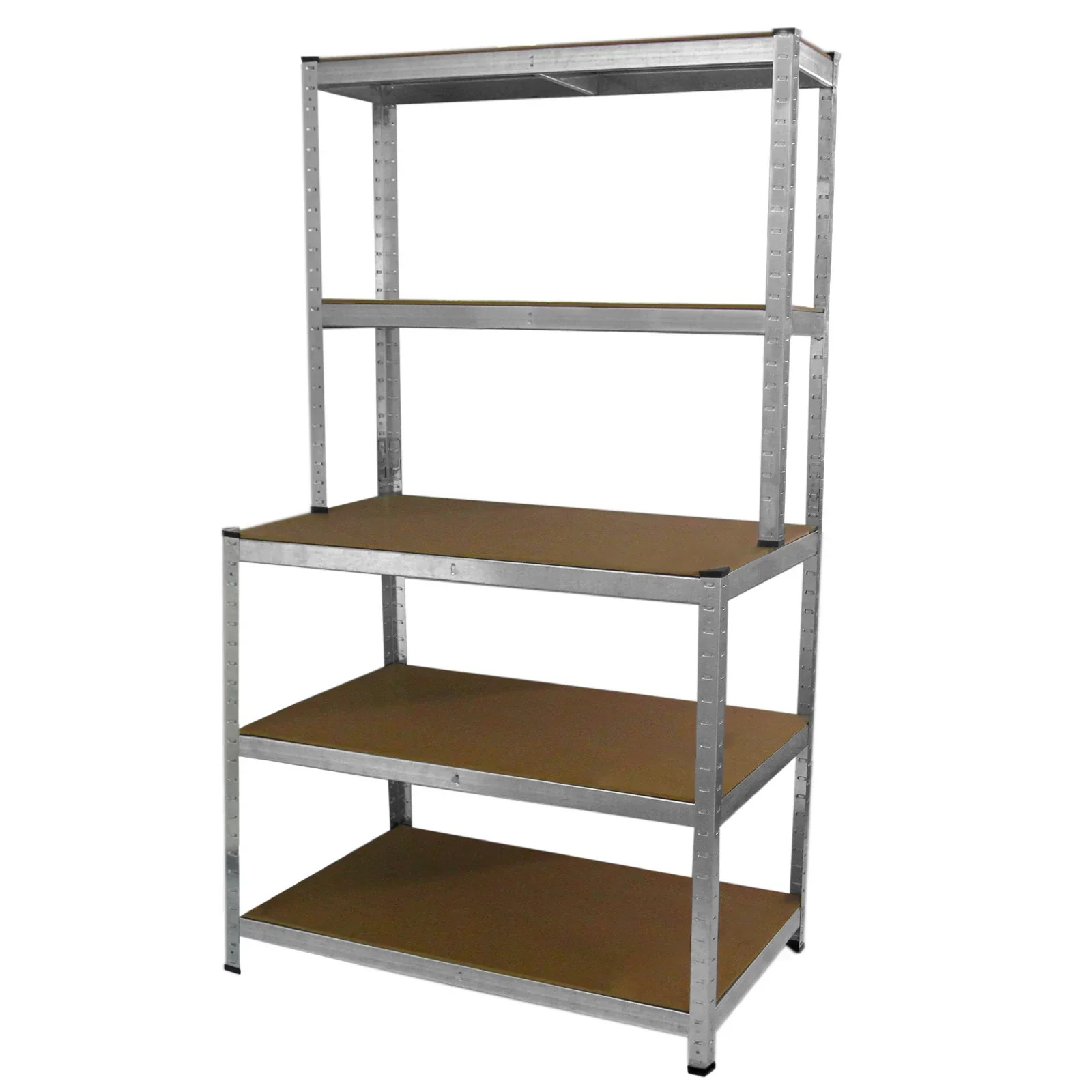 Galvanised Workbench Shelving Unit Rack Workshop Shed Heavy Duty