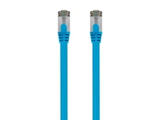 Monoprice Cat8 26AWG S/FTP Ethernet Network Cable - 25ft - Blue, 2GHz, 40Gbps