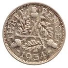 1934 George V Threepence — photo from another recent sale