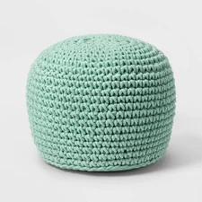 Pouf Ottoman - Cloud Island Mint