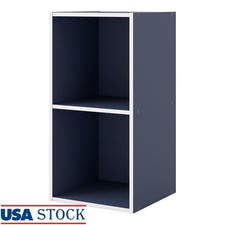 Stackable Cube Storage Shelves Modern Bookcase Organizer Office Living Room New