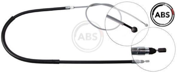 A.B.S. K19026 Seilzug FüR Feststellbremse Handbremsseil Bremsseil FüR BMW-image
