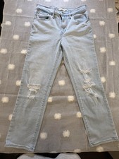 Levi s 724 High Rise Straight Crop Woman s Denim Blue Jeans