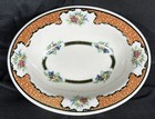 1950s Lamberton Ivory China Small Oval Dish Scrolls & Bouquets — photo 1