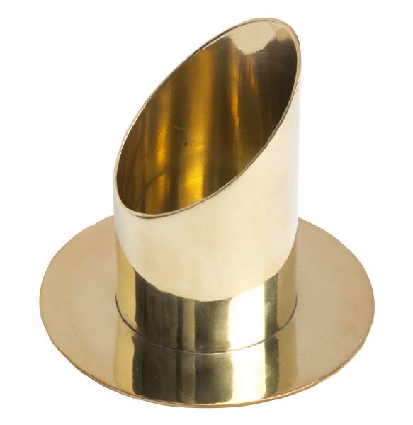 Langkerzen Kerzenleuchter Messing Gold Poliert FüR Ø 50 Mm FüR Kerzen-image