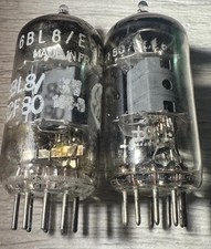 NOS Pair ECF80 6BL8 La Radiotechnique France /Ge Label For McIntosh Scott Fisher