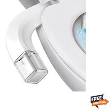Ultra-Slim Bidet Dual Mode Bidet Attachment for Toilet, Bidet Toilet Seat Att...