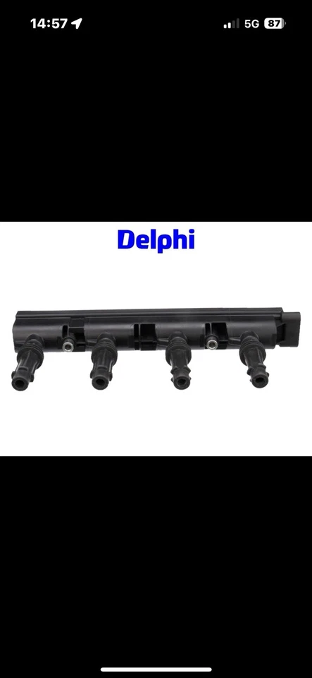 Vauxhall Meriva Delphi GN10401-12B1 Ignition Coil Pack 95528319 - Image 2 of 4