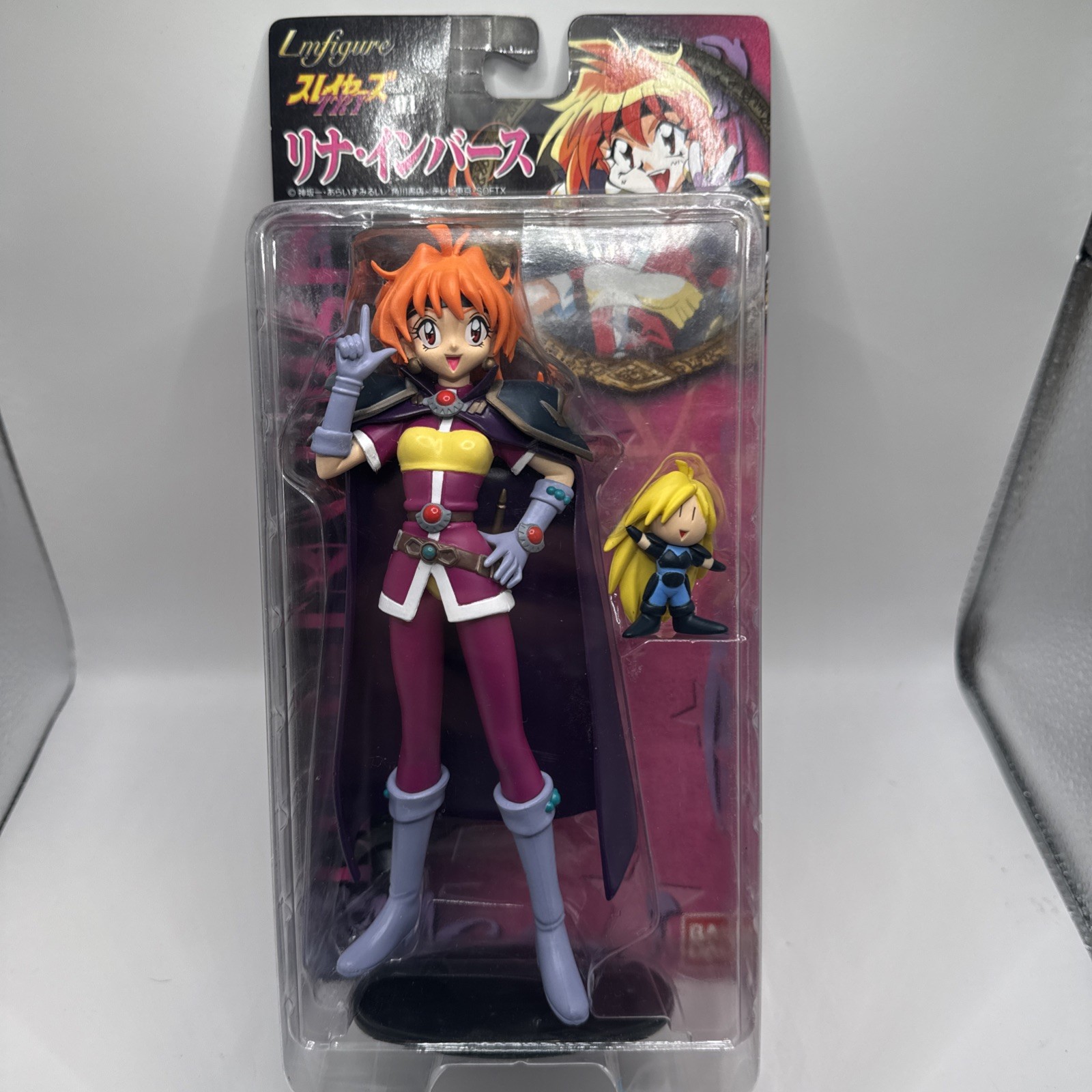 Figura Slayers TRY Lina Inverse y Mini Gaurii en caja SIN USAR De colección