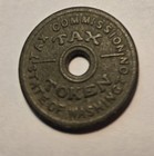 1941 State of Washington 14 Cents Tax Token Tax Commission — photo 1