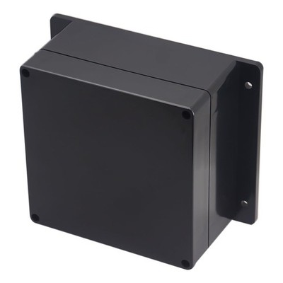 Project Box ABS Plastic Black Electrical IP65 Waterproof 6.3x6.3x3.5 Inch