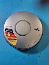 Sony Walkman D-EJ011 Silver Portable CD Player Bass G Protection