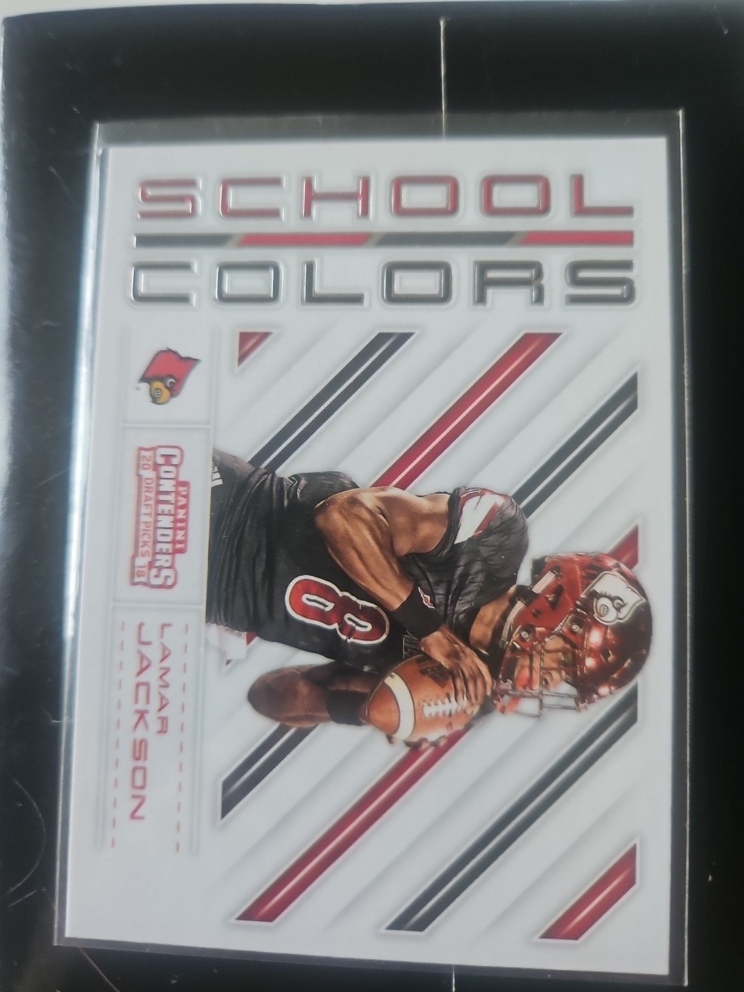 2018 Panini Contenders Draft Picks - School Colors Lamar Jackson #4 (RC)