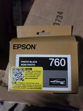 Epson 760 Genuine Photo Black Ink Cartridge for SureColor P600 Inkjet