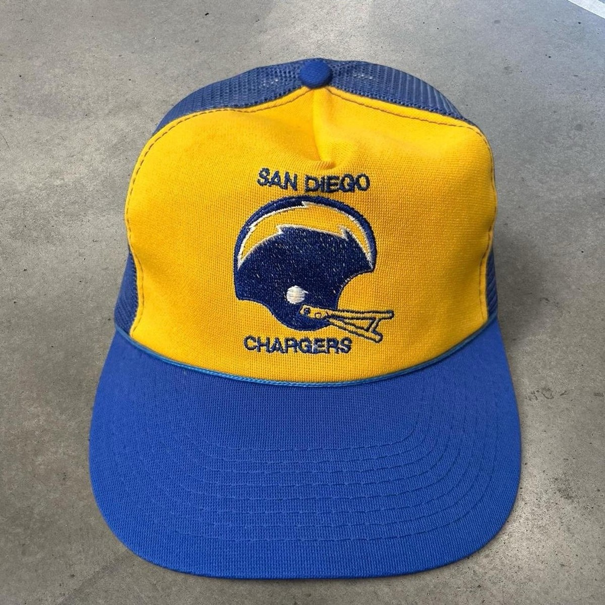 Vintage San Diego Chargers NFL Authorized Mesh Cap • Adjustable