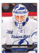 Anders Lindback 2013-14 Tampa Bay Lightning Card