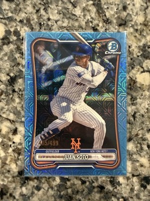 2026 Bowman Baseball New York Mets Juan Soto #97 Sky Blue /499