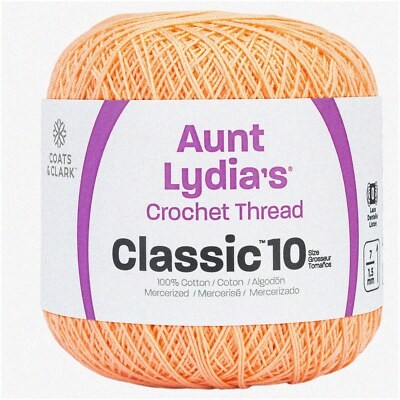 10 Spools of Light Peach Clic Thread, 1050 Feet