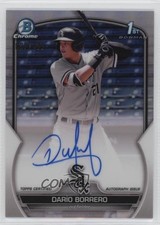 2023 Bowman Chrome Prospect Refractor /499 Dario Borrero Darío #CPA-DBO Auto n0c