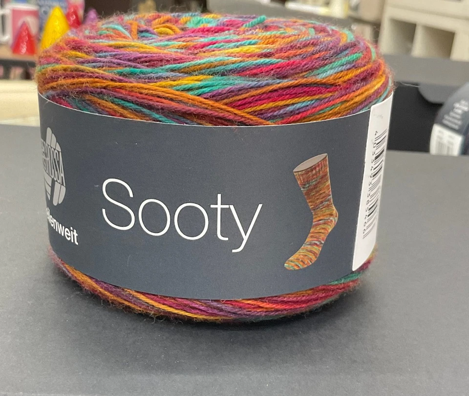 Lana Grossa Meilenweit SOOTY , Schurwolle Merino/PA, 100g ca. 400m - Bild 2 von 4