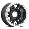 Vision Off-road Manx 398 Competition Bead Lock 17x8 8x6.58x165.1 -15mm Gls Blk