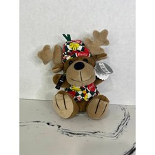 Coca-Cola Reindeer with a Coca-Cola Vest Style  0168 Bean Bag Plush 1998