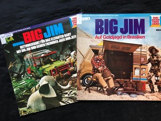 2x BIG JIM (Mattel) (RCA) Hörspiel LP NEAR MINT Sammlung