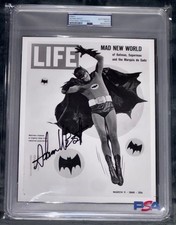 Adam West "LIFE Magazine Cover" Batman Series TV Show Signed Photo Auto 8x10 PSA
