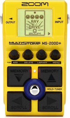 Zoom MS-200D+ MultiStomp Overdrive and Distortion Pedal