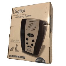 Conair Answering Machine TAD2018CG Charcoal Gray Digital Phone ConairPhone