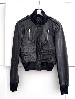GUCCI Jacke Leder Lederjacke Pilotenjacke Bikerjacke S