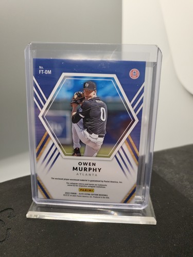 2022 PANINI ELITE EXTRA EDITION FUTURE THREADS OWEN MURPHY ATLANTA BRAVES - Picture 2 of 2