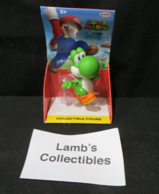 Super Mario Jakks Pacific 2.5'' collectible figure 2019 Running Green Yoshi toy 