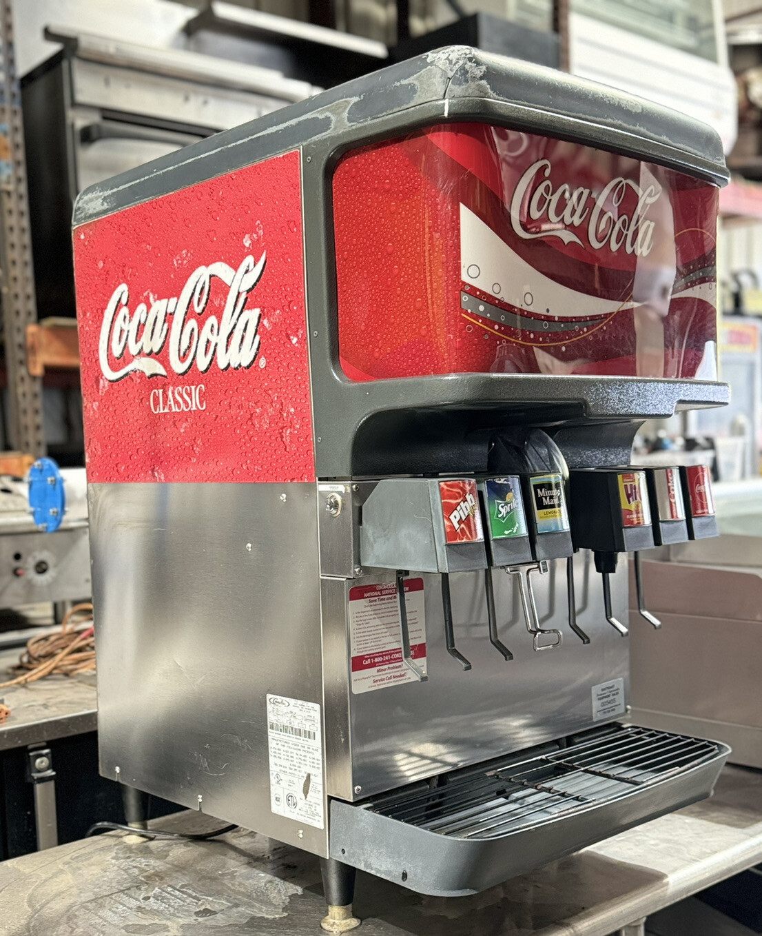 Cornelius 6Flavor Drink Fountain w/ Ice Well (Ice Maker Sold