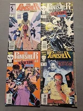 The Punisher Mixed Lot of 4 The Punisher #25, War Journal #62, 64, Microchip #1