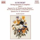 Schubert String Quartets (complete) Vol. 1 - Quartets No 12 & 14 by Franz Sch