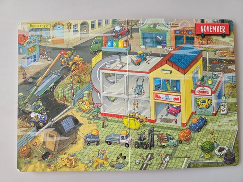 2 x Wimmelbuch. Baustelle + Ein Jahr auf der Baustelle. Artur Nowicki M. Walther - Bild 19 von 24
