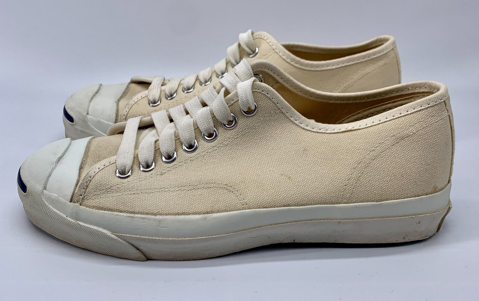 Vintage Jack Purcell Converse Ivory Low Rise Shoe Men… Gem