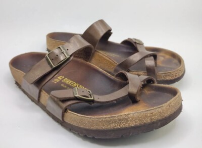 Birkenstock Mayari Sandals Womens EU 42 US 11 Brown Leather  display picture 1