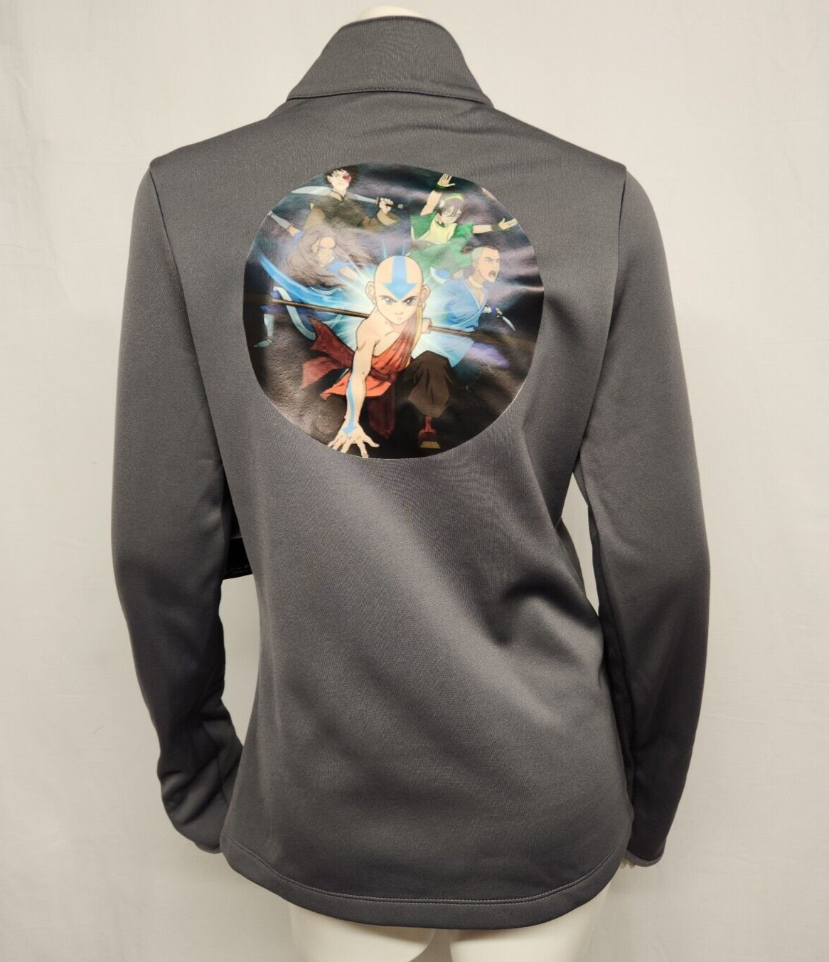 SACAI X NIKE Giacca Avatar The Last Air Bender rara NikeGolf Dri Fit da donna grigia con zip M