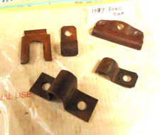 1937 1938 VINTAGE FORD CAR FIREWALL CLAMP PARTS ORIGINALS COUPE SEDAN L@@K