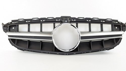 For Mercedes C-Class W205 C200 C220 C300 Front Radiator Grille 2014-18 E63S Look - Picture 4 of 17