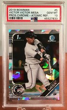 2019 Bowman Chrome Victor Victor Mesa Atomic Refractor Pre Rookie RC #5 PSA 10